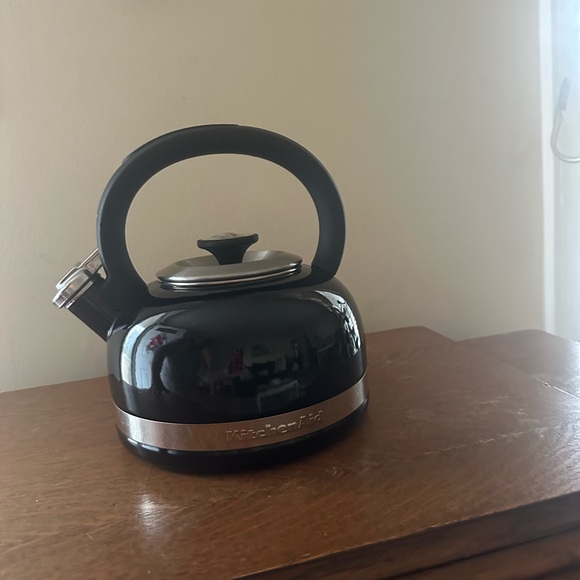 KitchenAid Black and Silver Tea Kettle - Picture 2 of 5